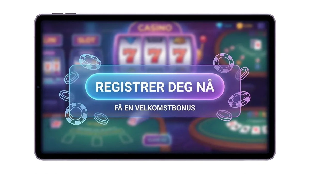 Registrer deg med bonus